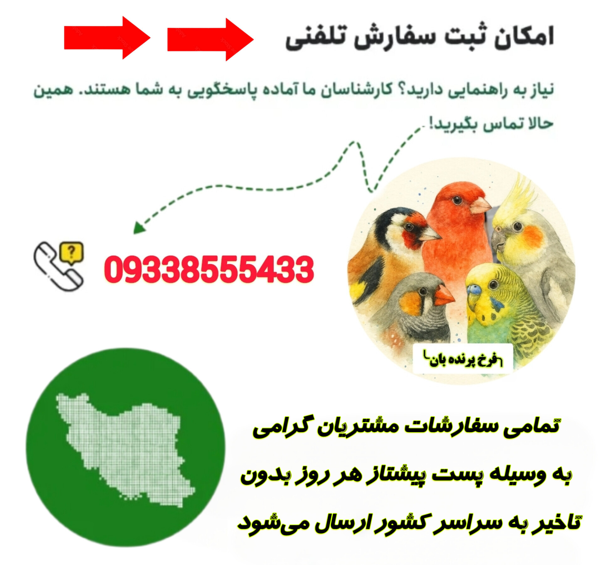 سفارشات پرنده بان فرخ