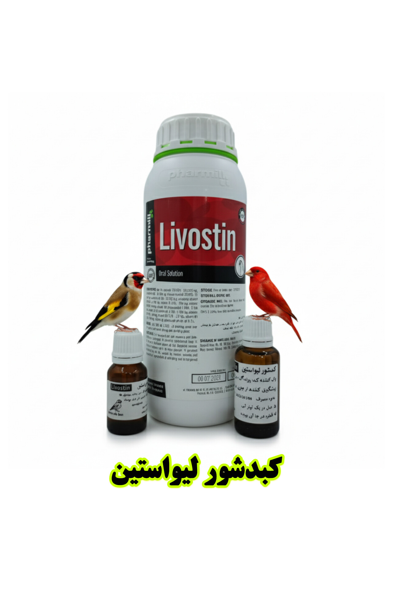 کبدشور لیواستین Livostin – سم‌زدایی حرفه‌ای و تقویت کبد پرندگان زینتی