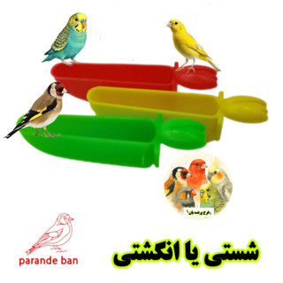 خرید دانخوری شصتی (انگشتی) پرندگان | مقاوم، بهداشتی و مناسب برای انواع پرندگان زینتی