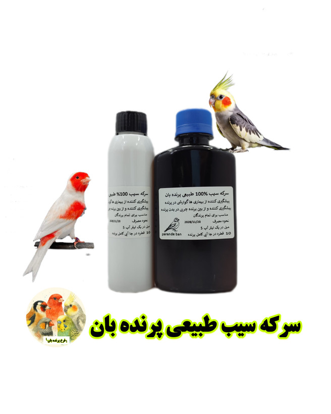 سرکه سیب %100 طبیعی پرنده بان