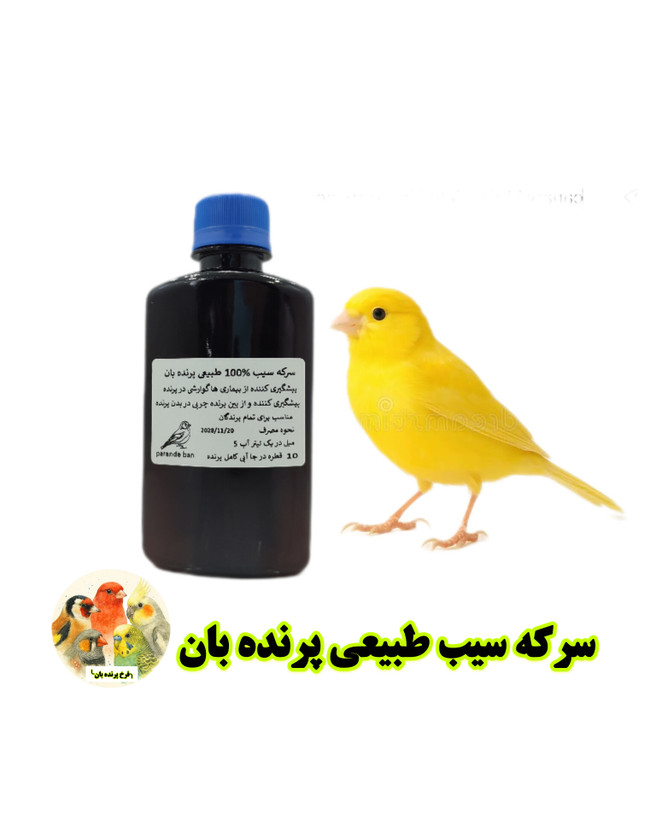 سرکه سیب %100 طبیعی پرنده بان